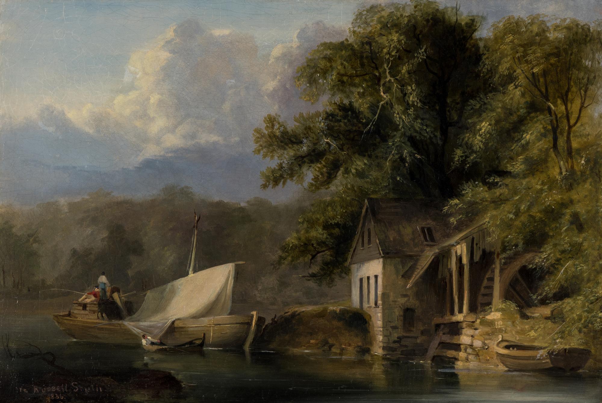 Mouth of the Wissahickon , 1836