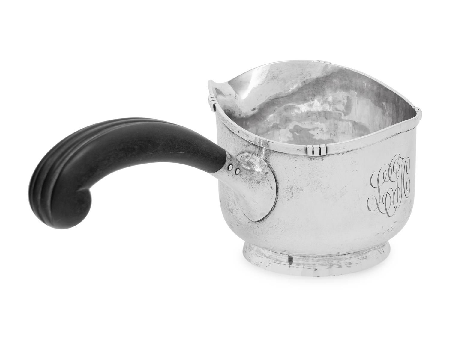An American Arts and Crafts Silver Sauce Boat