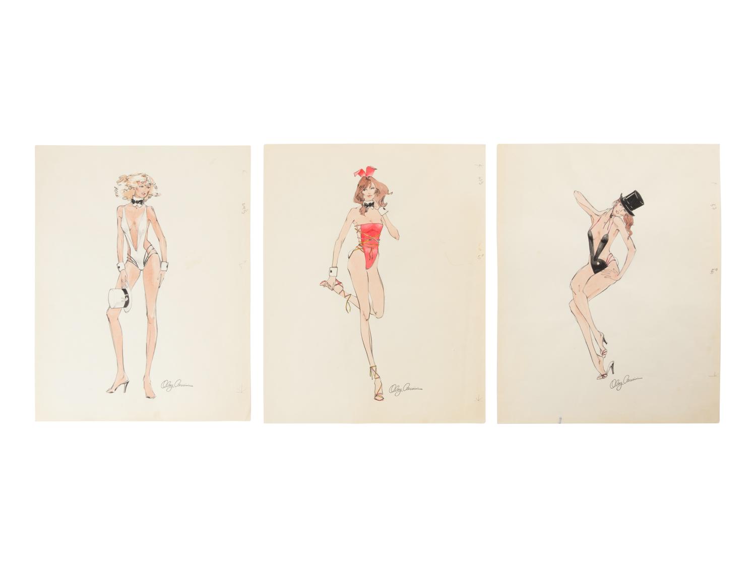 Playboy Illustrations by Oleg Cassini, 1970s