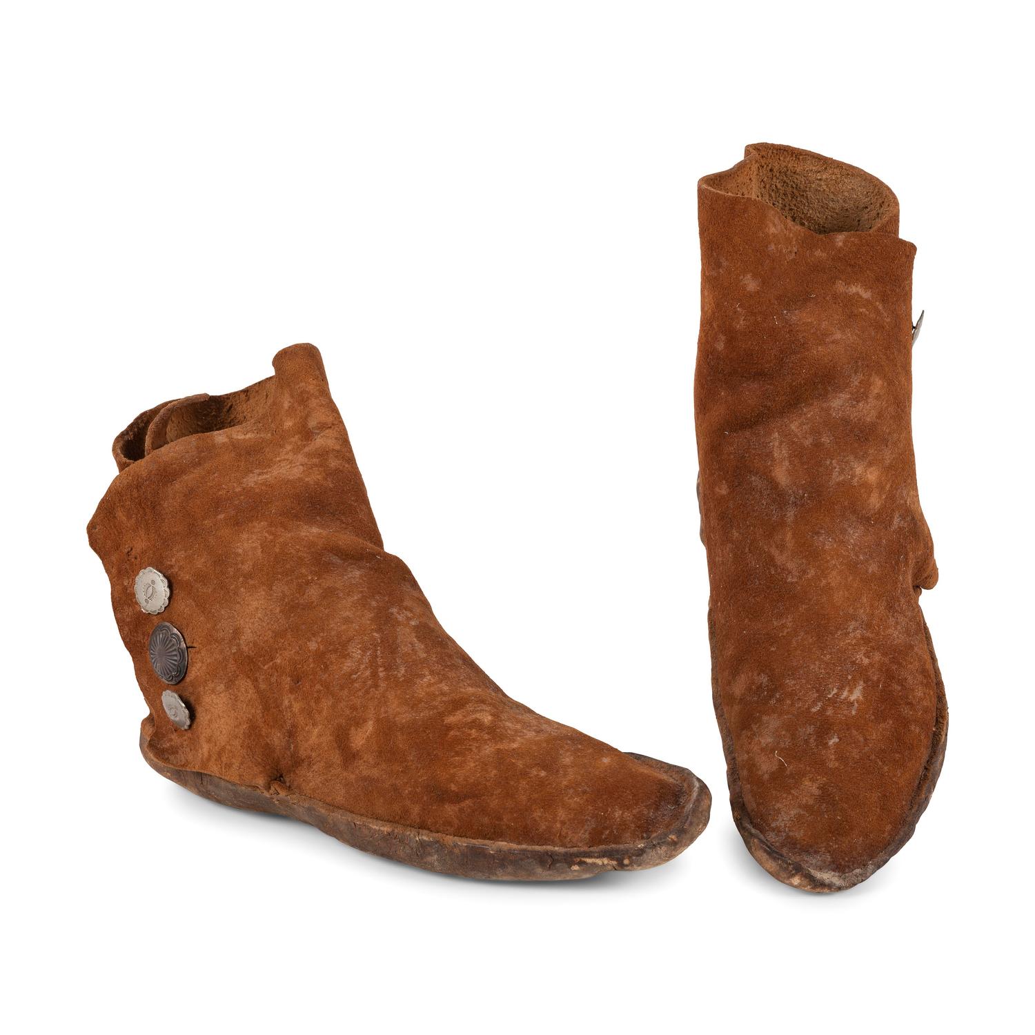 Navajo Hide Moccasins