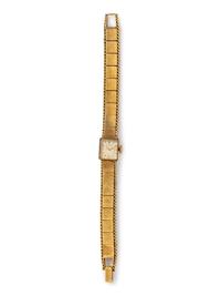 A 14 Karat Yellow Gold Wristwatch, Movado,