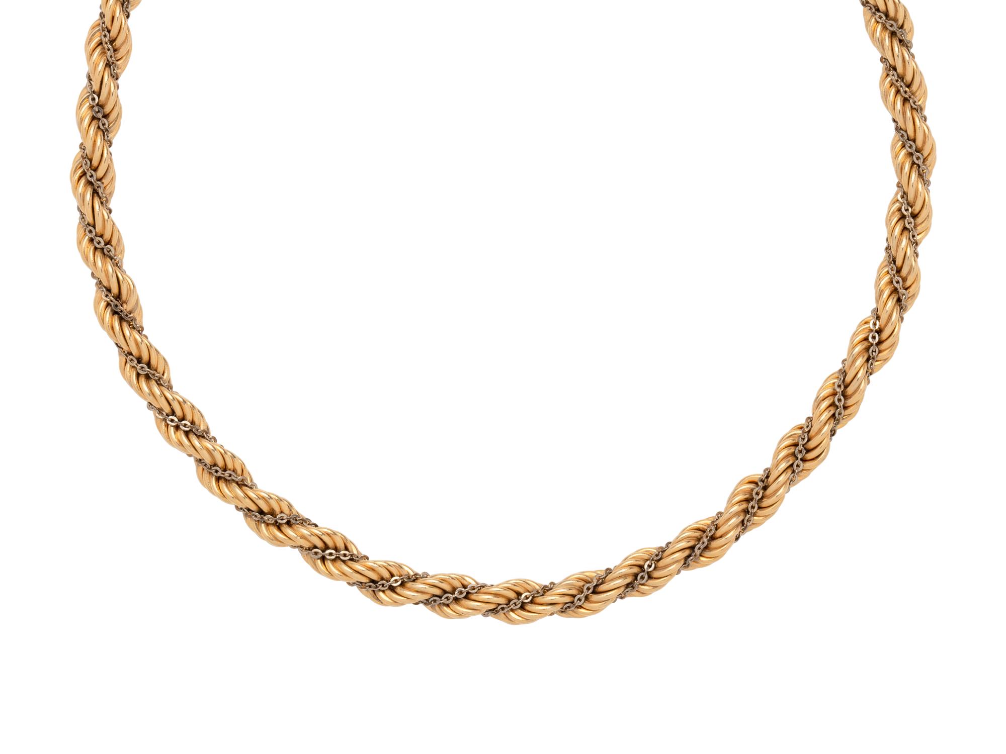 BICOLOR GOLD NECKLACE