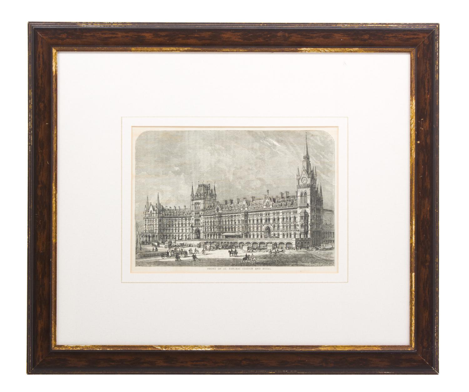A Group of Ten Black and White Prints Sight size 6 x 8 1/2 inches — 19TH CENTURY