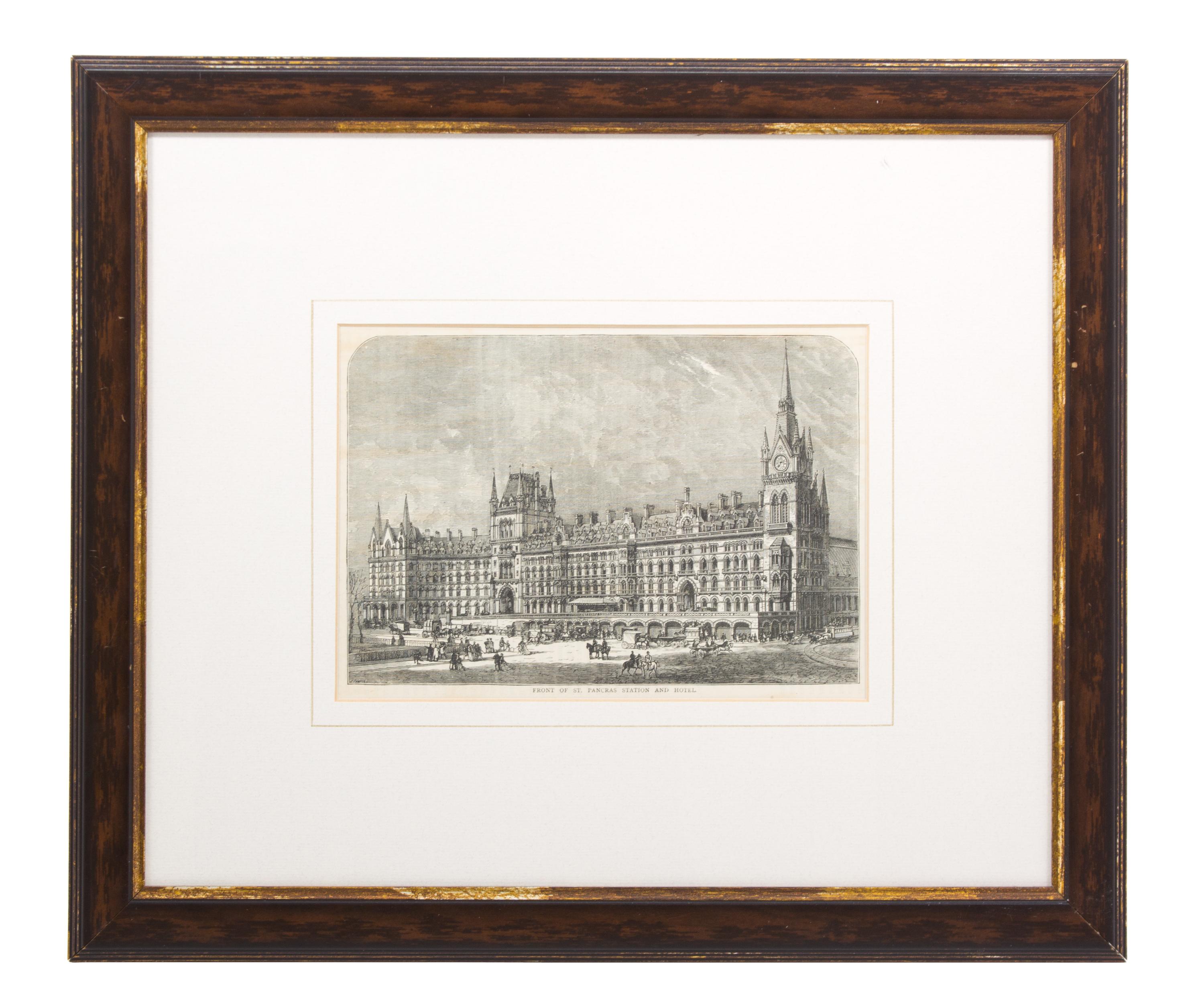 A Group of Ten Black and White Prints Sight size 6 x 8 1/2 inches — 19TH CENTURY