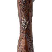 Contemporary Flintlock Jaeger Rifle with Actaeon and Diana Motifs