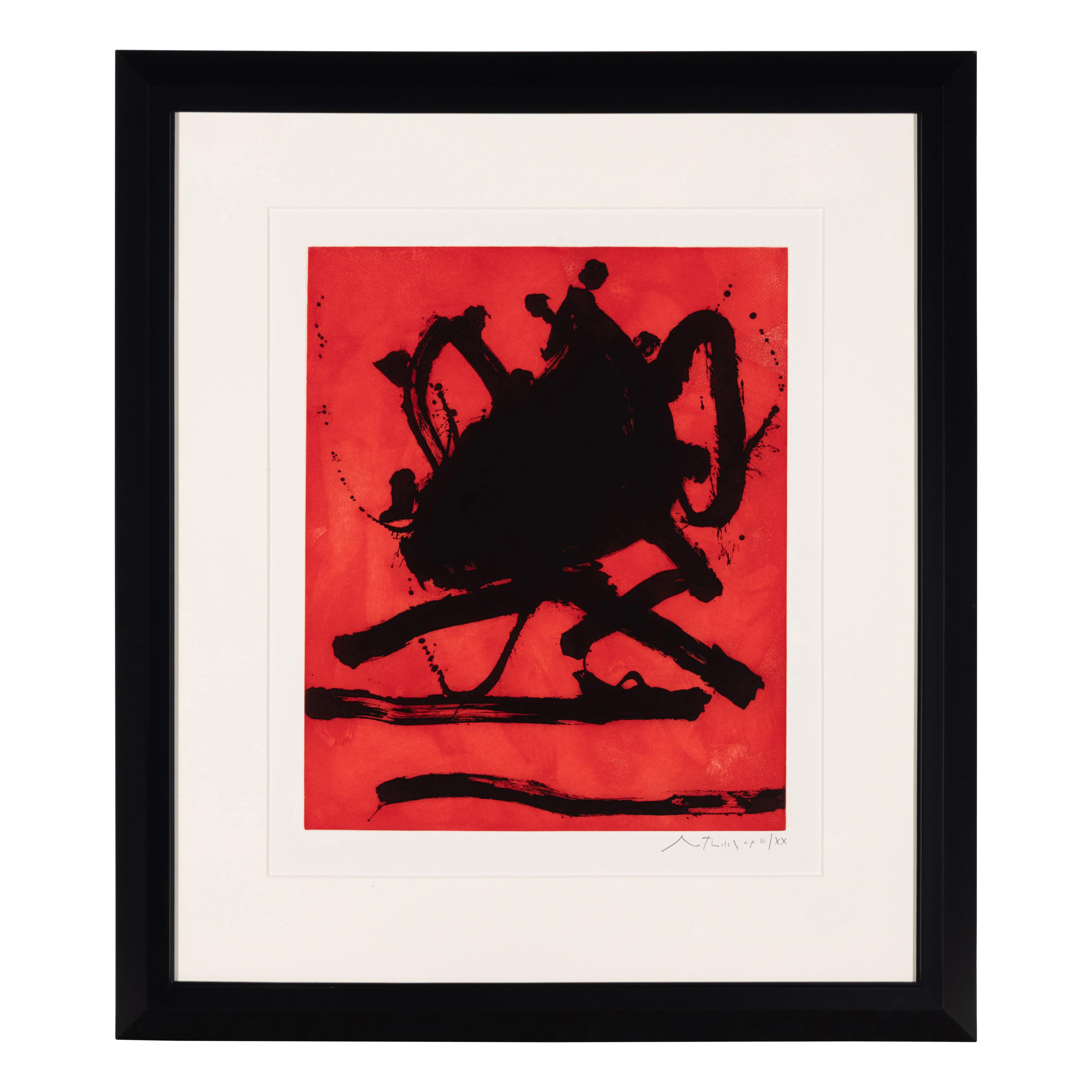 Robert Motherwell (American, 1915-1991) — Red Sea II, 1979