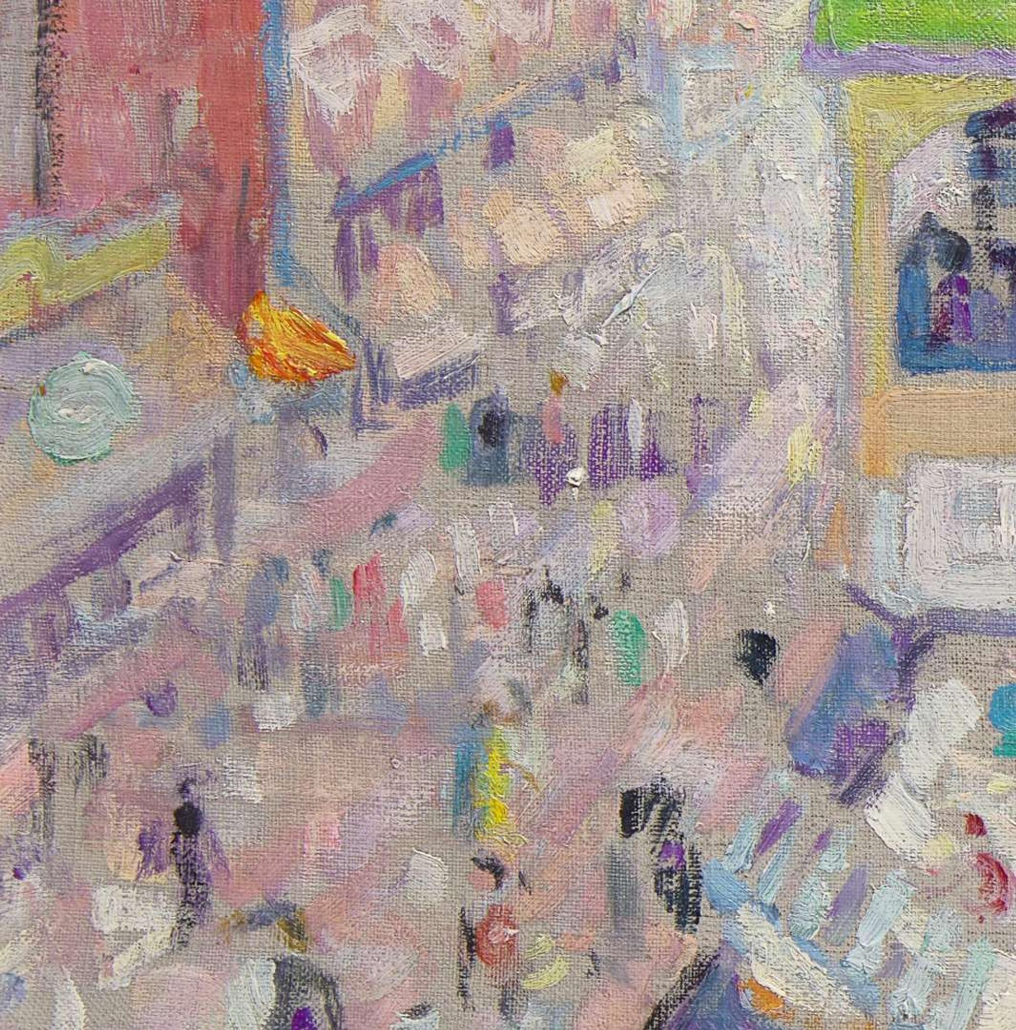 Susette Inloes Schultz Keast (American, 1892–1932) Steeplechase and Steel Piers, Atlantic City