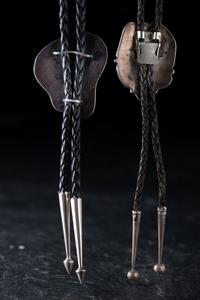 Navajo Silver and Turquoise Bolo Ties