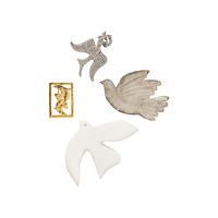 COLLECTION OF DOVE MOTIF COSTUME JEWELRY