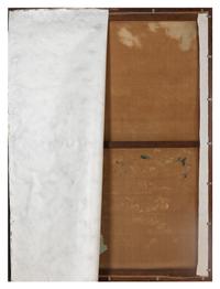 A Pair of Continental Painted Canvas Tapestry Panels