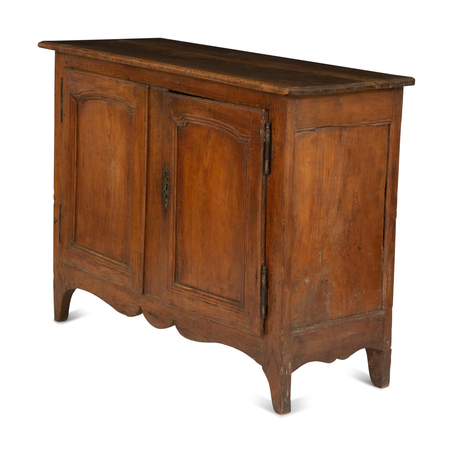 A French Provincial Walnut Side Sideboard