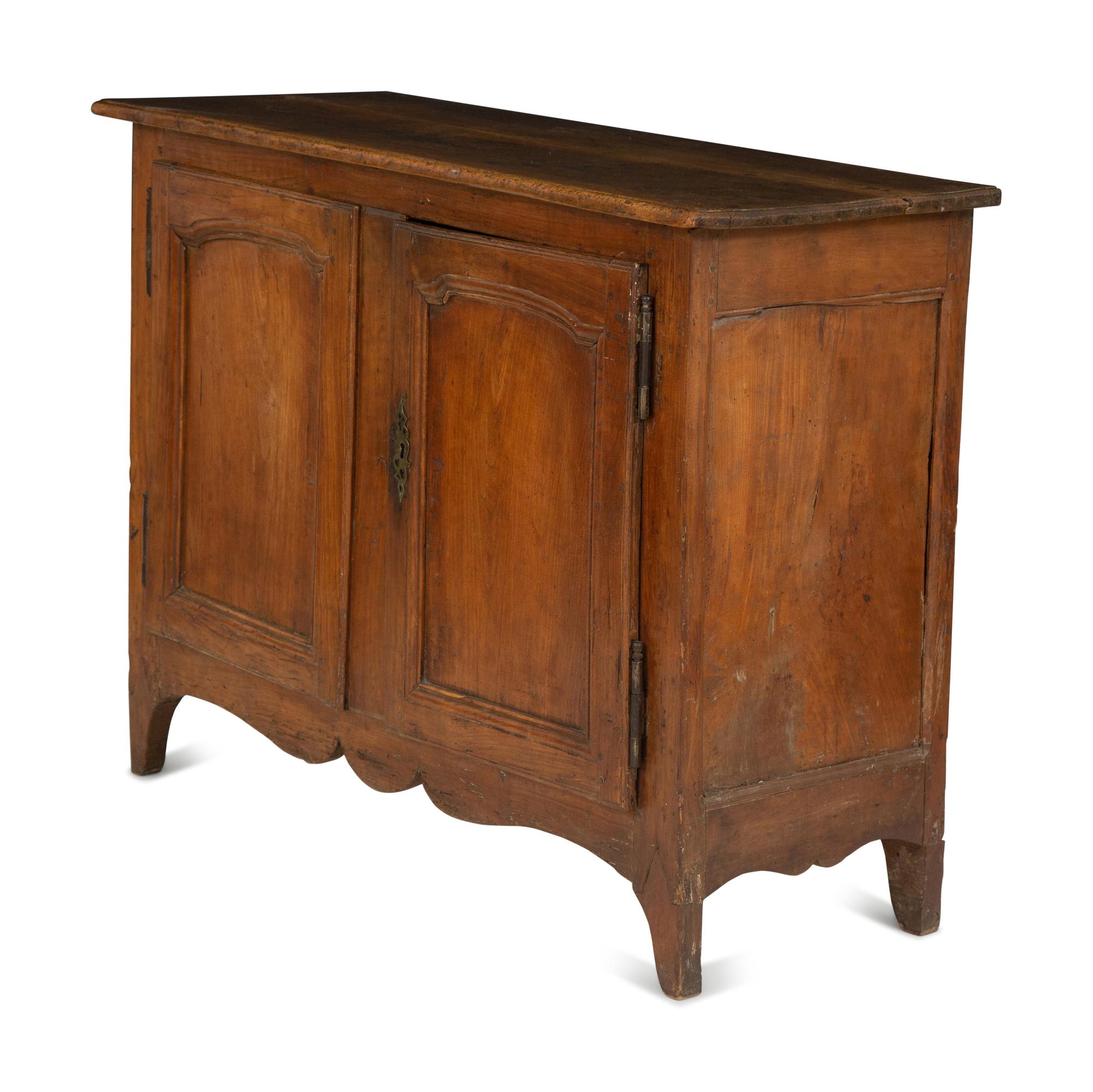 A French Provincial Walnut Side Sideboard