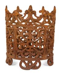 An Iron Jardinière Holder