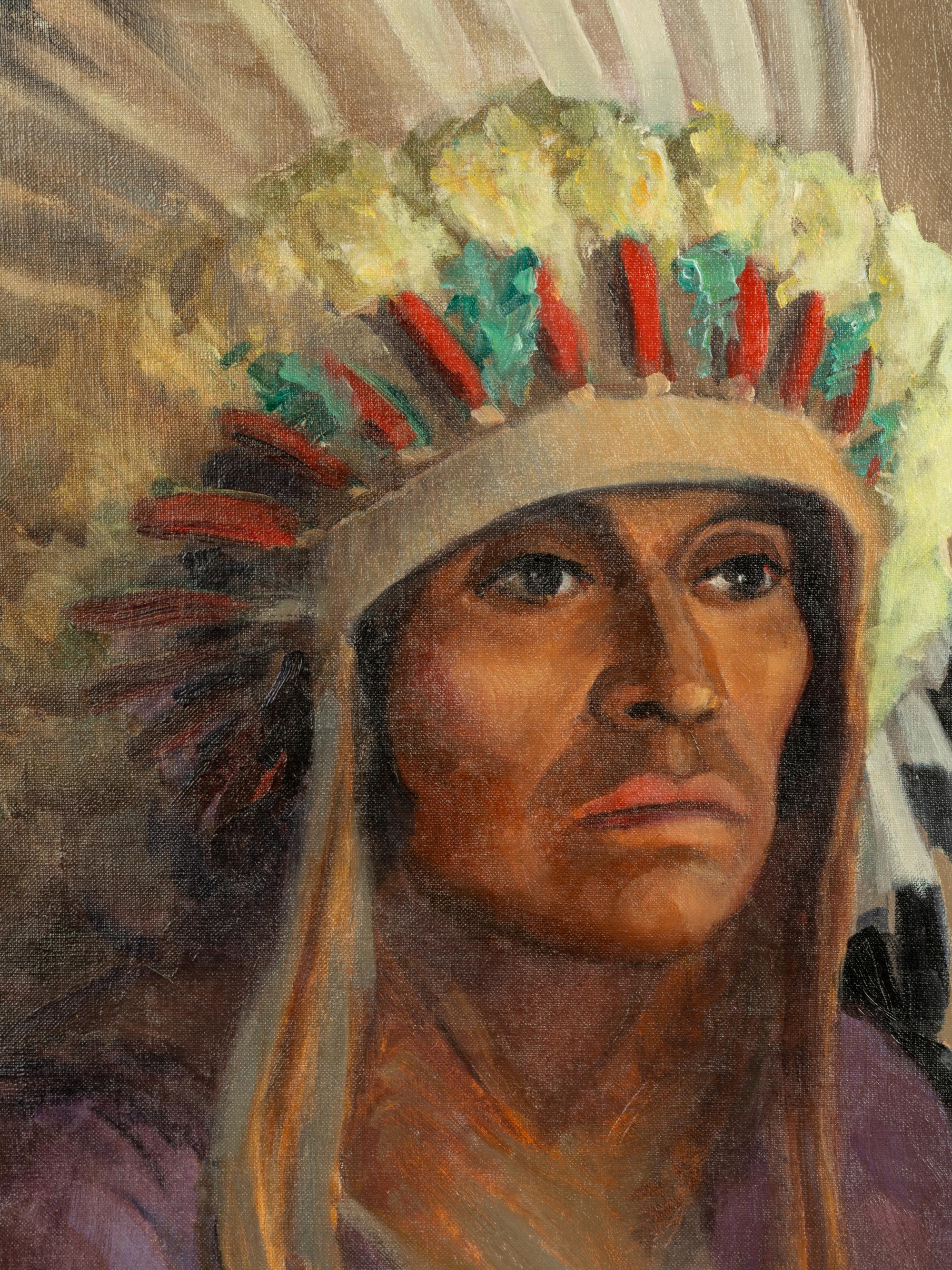 Portrait of an Indian Chief