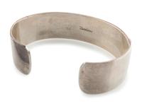 Zuni and Apache Silver and Channel Inlay Coral Cuff Bracelets