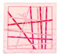 A Pair of Hermes Silk Pocket Squares, 16" x 16".