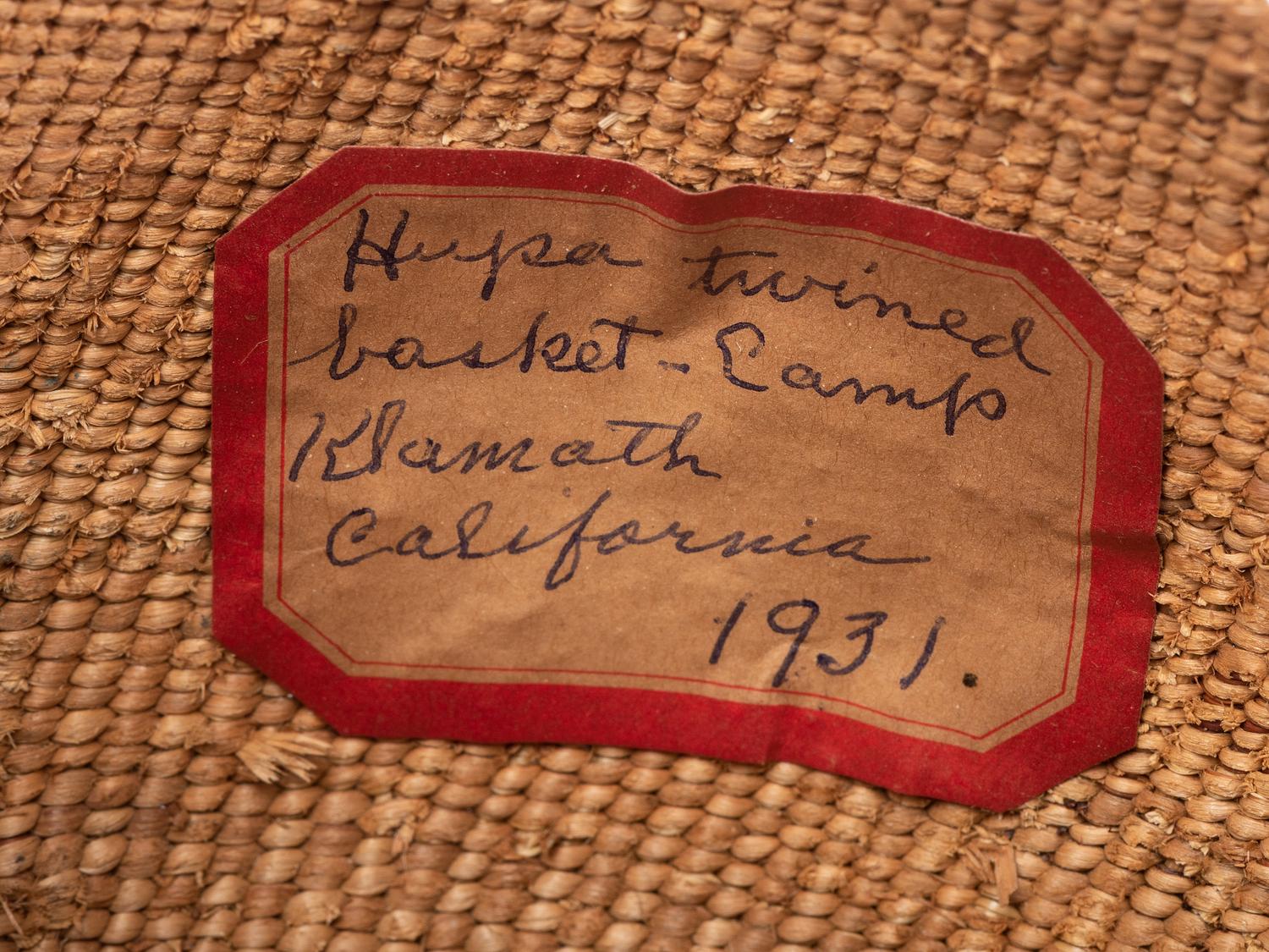 Hupa and Quileute Basketry Bowls