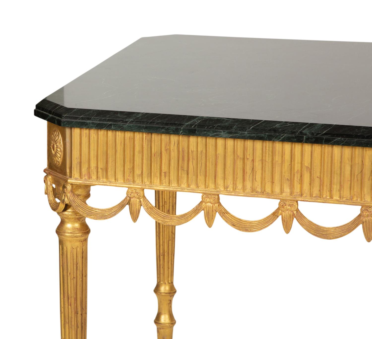 A Louis XVI Style Marble-Top Center Table