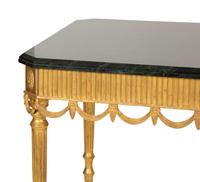 A Louis XVI Style Marble-Top Center Table
