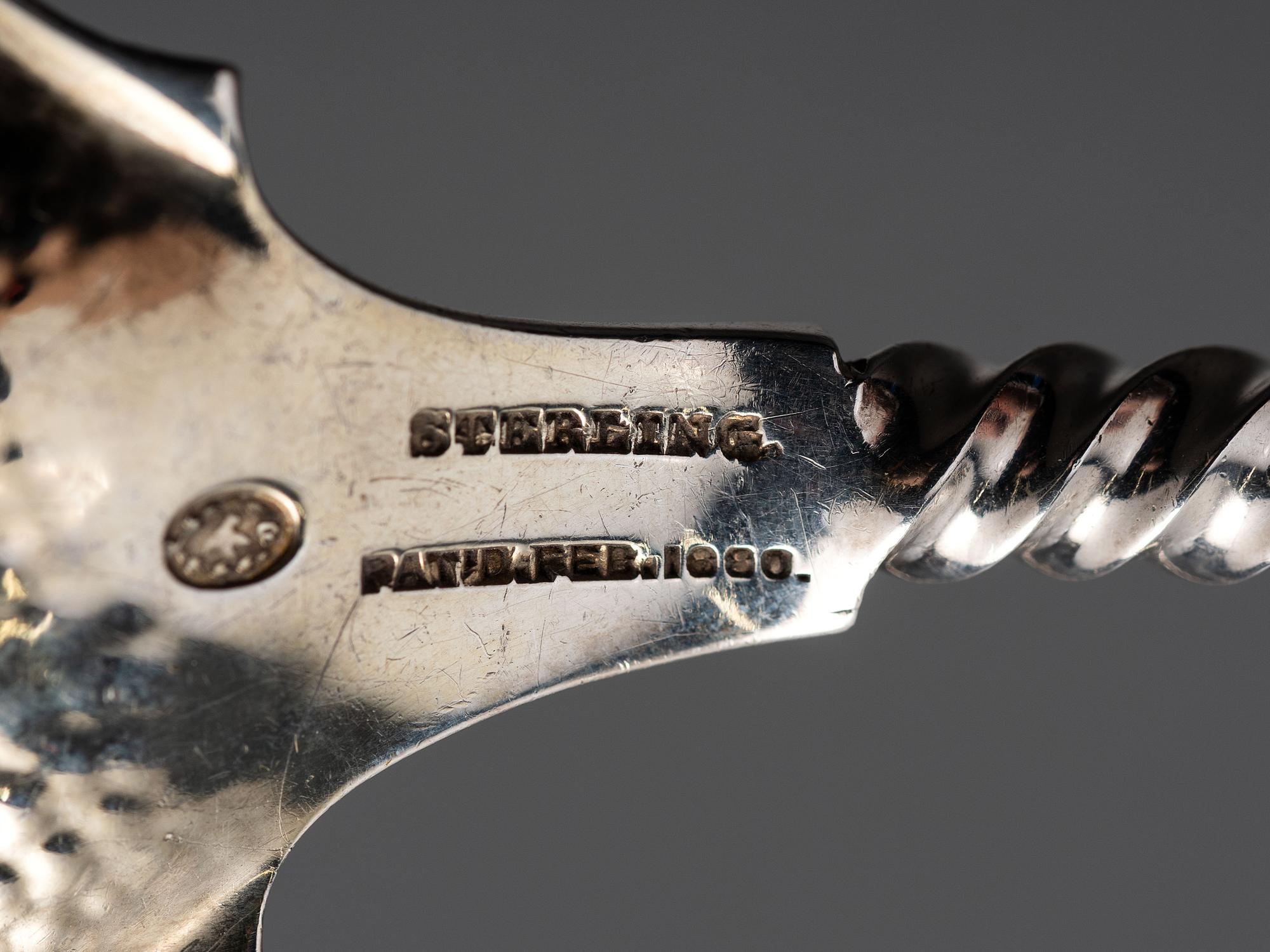 Five American Silver Serving Spoons