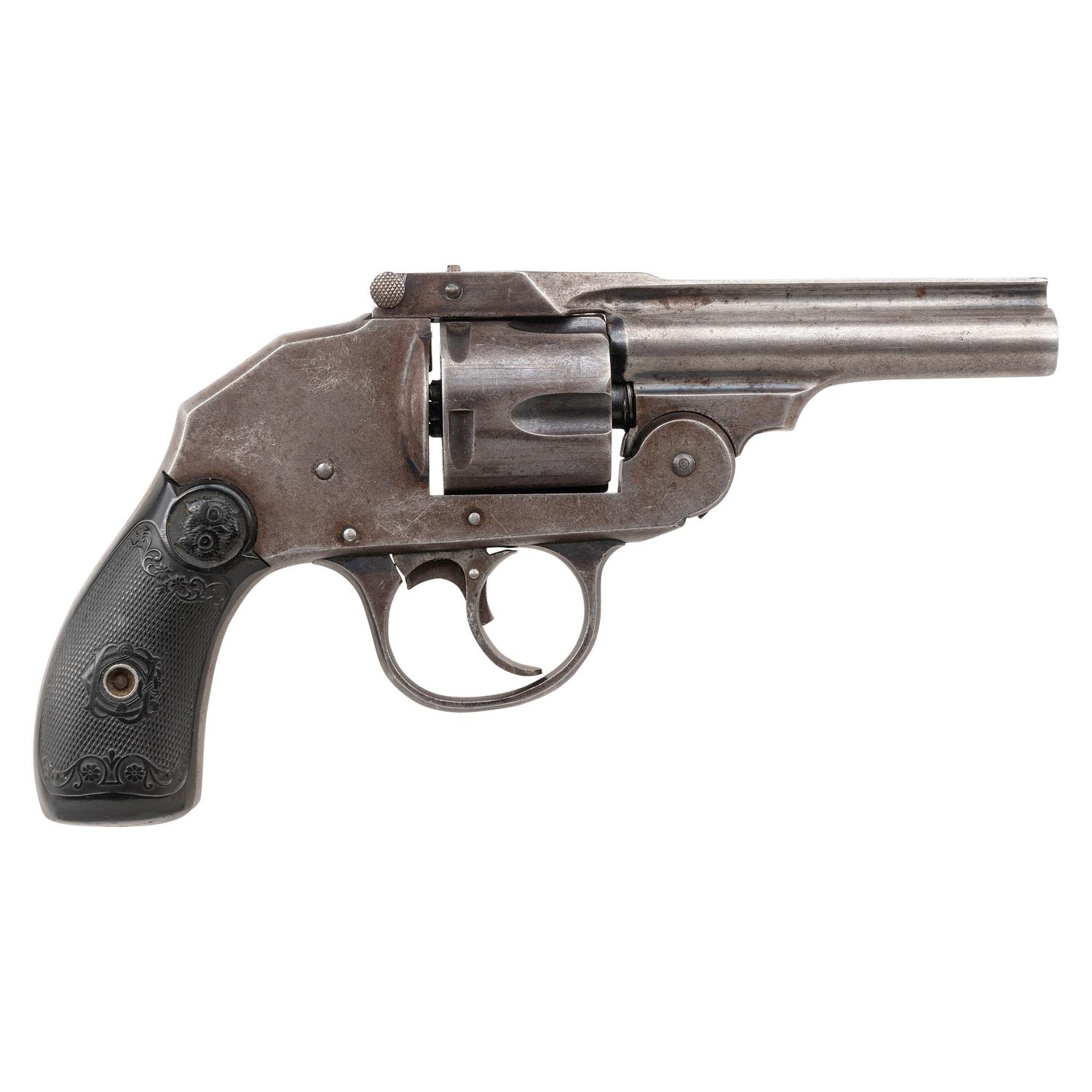 **Iver Johnson Hammerless Top Break Large Fame .38 Revolver