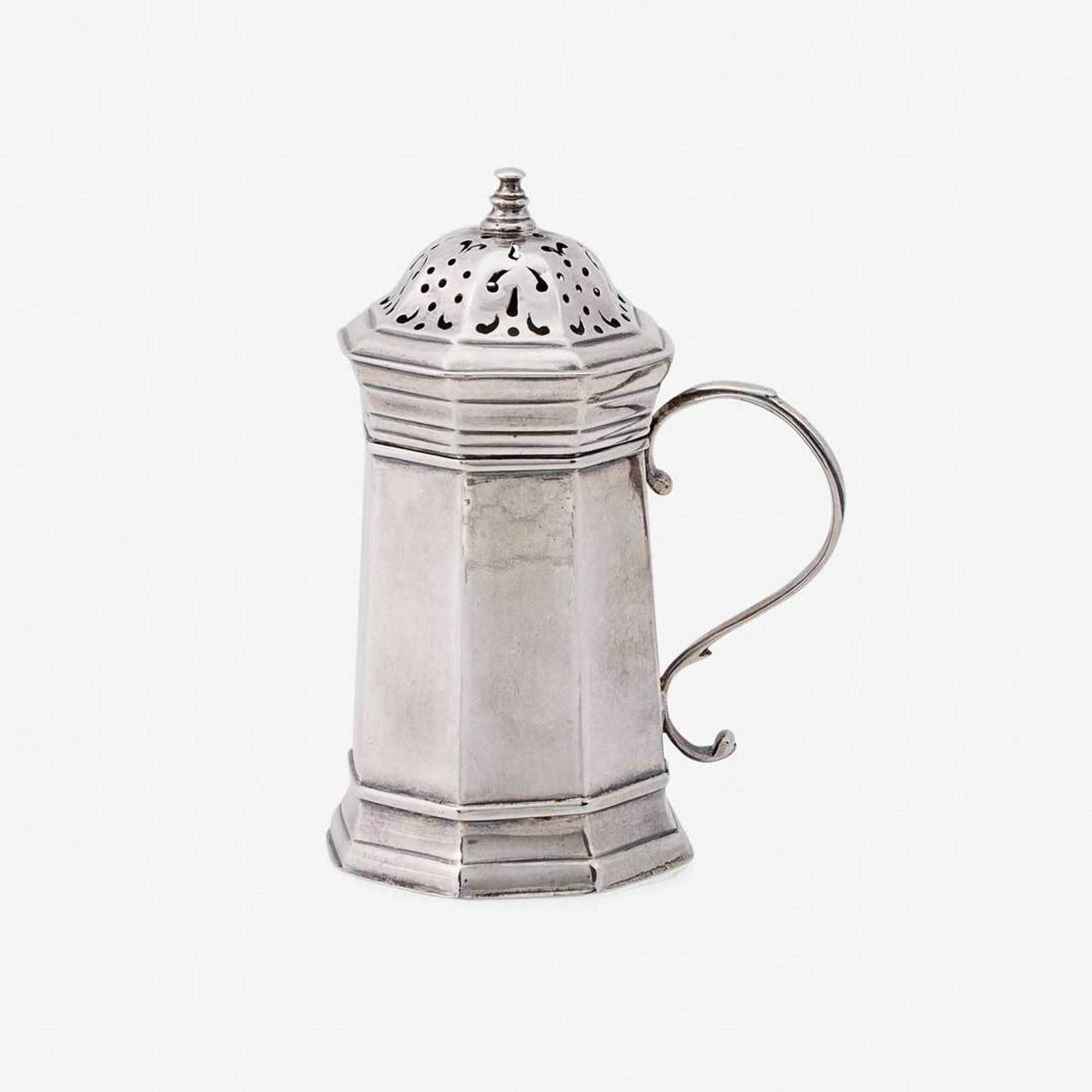 A silver dredger Jacob Hurd (1703-1758), Boston, MA, circa 1730