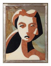 Three Italian Modernist Pietra Dura Pictorial Plaques
