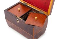 A George III Mahogany Tea Caddy