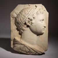 A North Italian Marble Portrait Relief