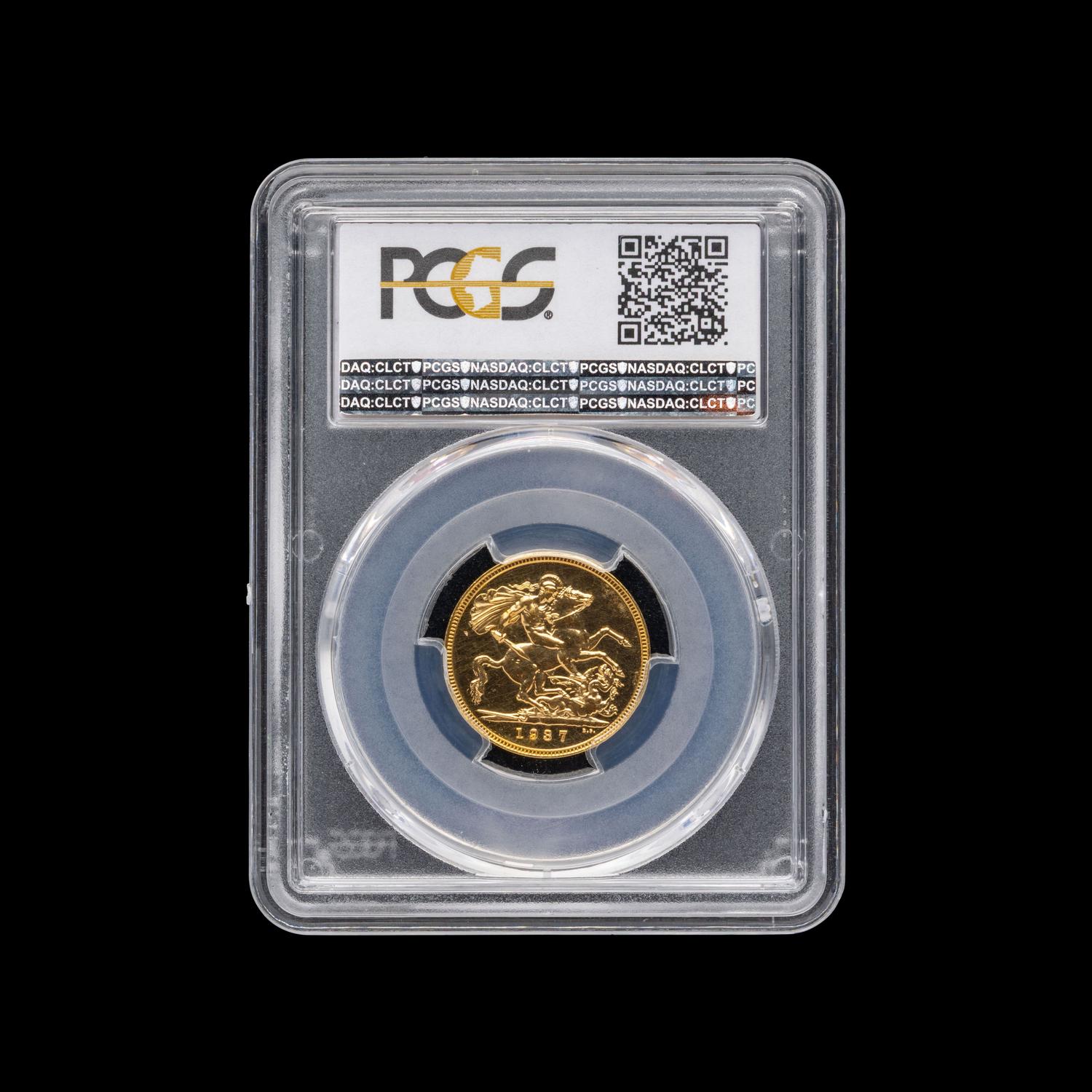[GREAT BRITAIN] A 1937 George VI Gold Sovereign Proof [PCGS PR62]