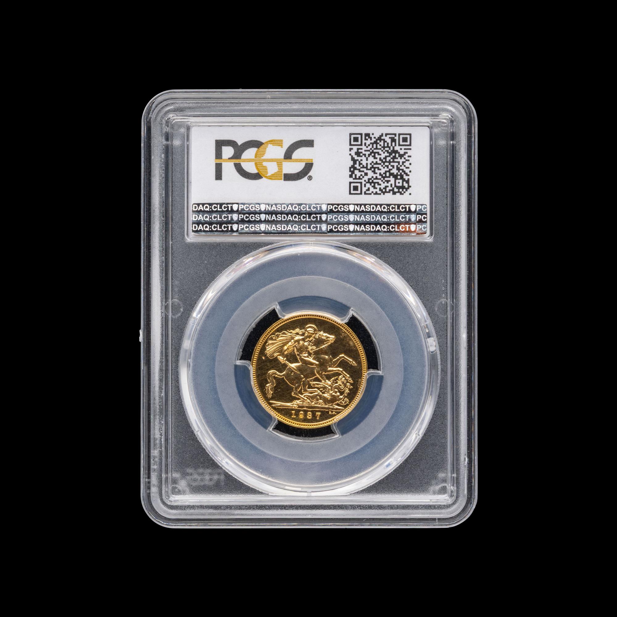 [GREAT BRITAIN] A 1937 George VI Gold Sovereign Proof [PCGS PR62]