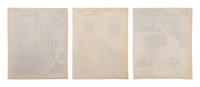 A group of three photographs ( Escalier, rue Beautreilles 7, 1904 (4e arr) , 1903-1904; Hôtel de Beauffremont, rue de Grenelle 87 , 1901; Hôtel de Grancry, 83 rue Richelieu , 1907)