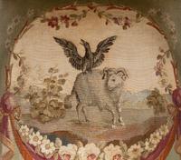 A Set of Four Louis XVI Style Giltwood Fauteuils with Tapestry Upholstery — 19TH CENTURY