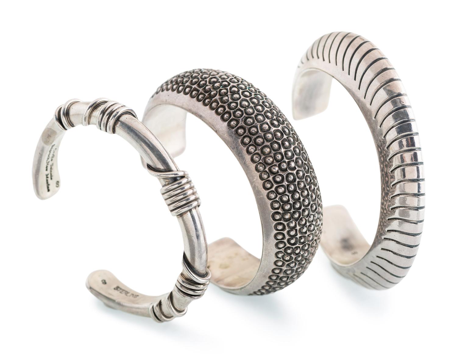 Sterling Silver Cuff Bracelets