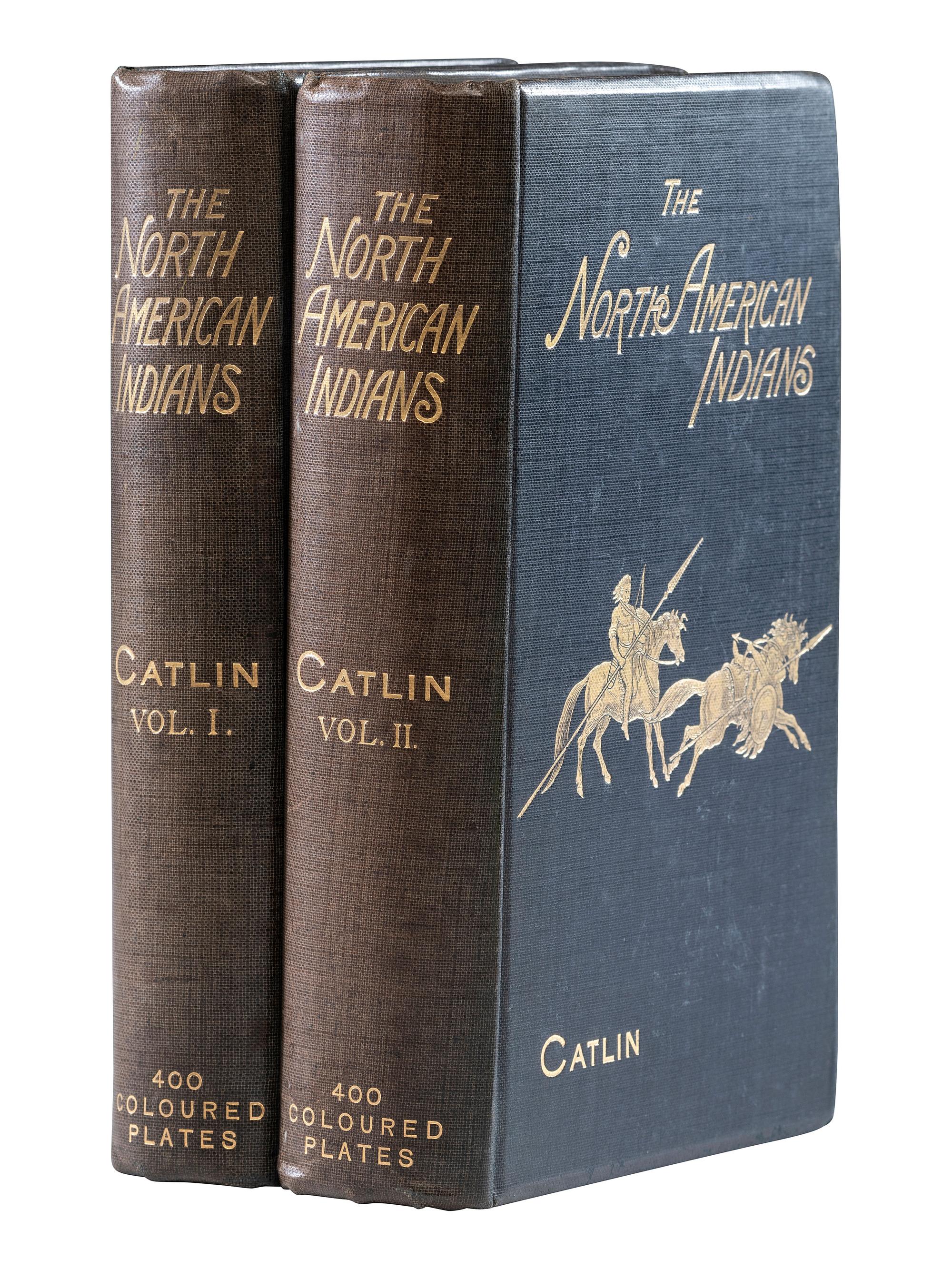 Western Americana CATLIN, George (1796-1872). The Manners, Customs and Conditions of the North American Indians . [Edinburgh and London: W. and A.K. Johnston, ca. 1892].