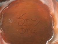 Carved Pottery Olla, with Yei
