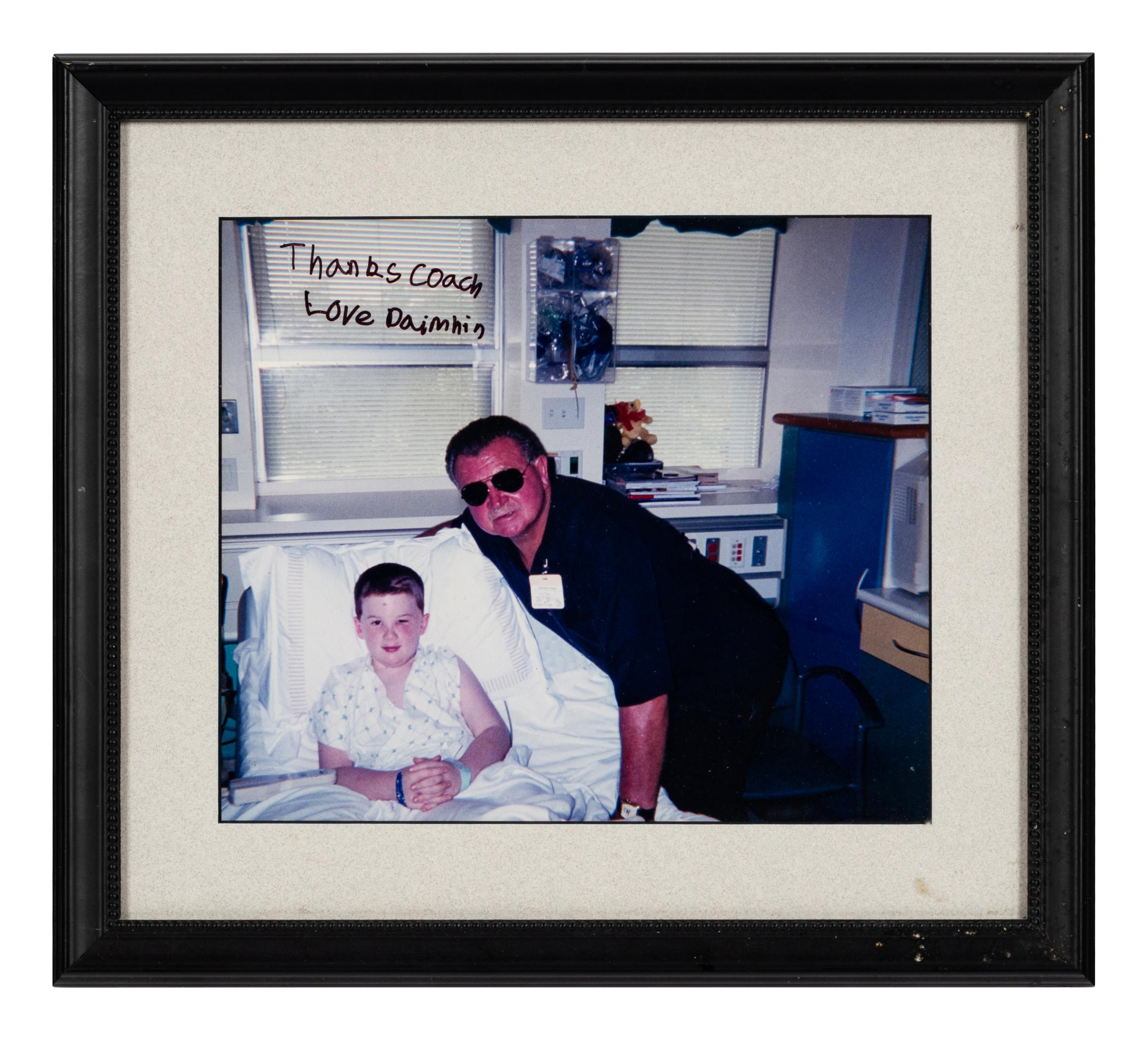 A Group of Ten Candid and Personal Photographs from Mike Ditka’s Restaurant