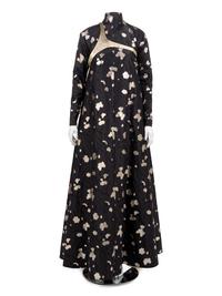 Geoffrey Beene Dress with Gold Lamé Harness, c1991