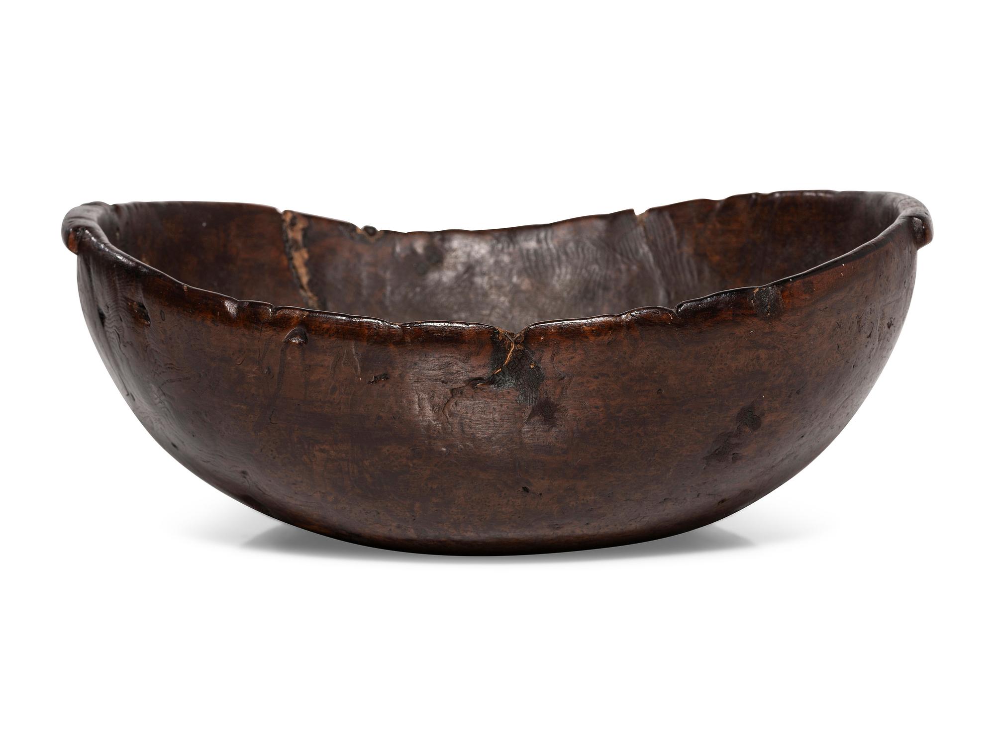 A Northeastern Maple or Ash Burlwood Bowl