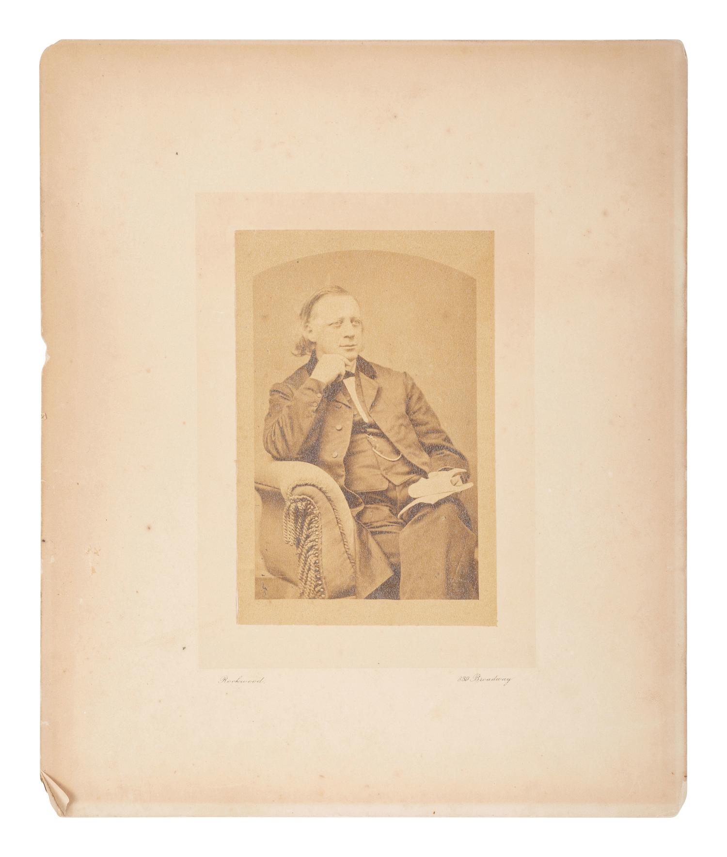 [EARLY PHOTOGRAPHY]. 20+ photographs of 19th century politicians, abolitionists, & authors.