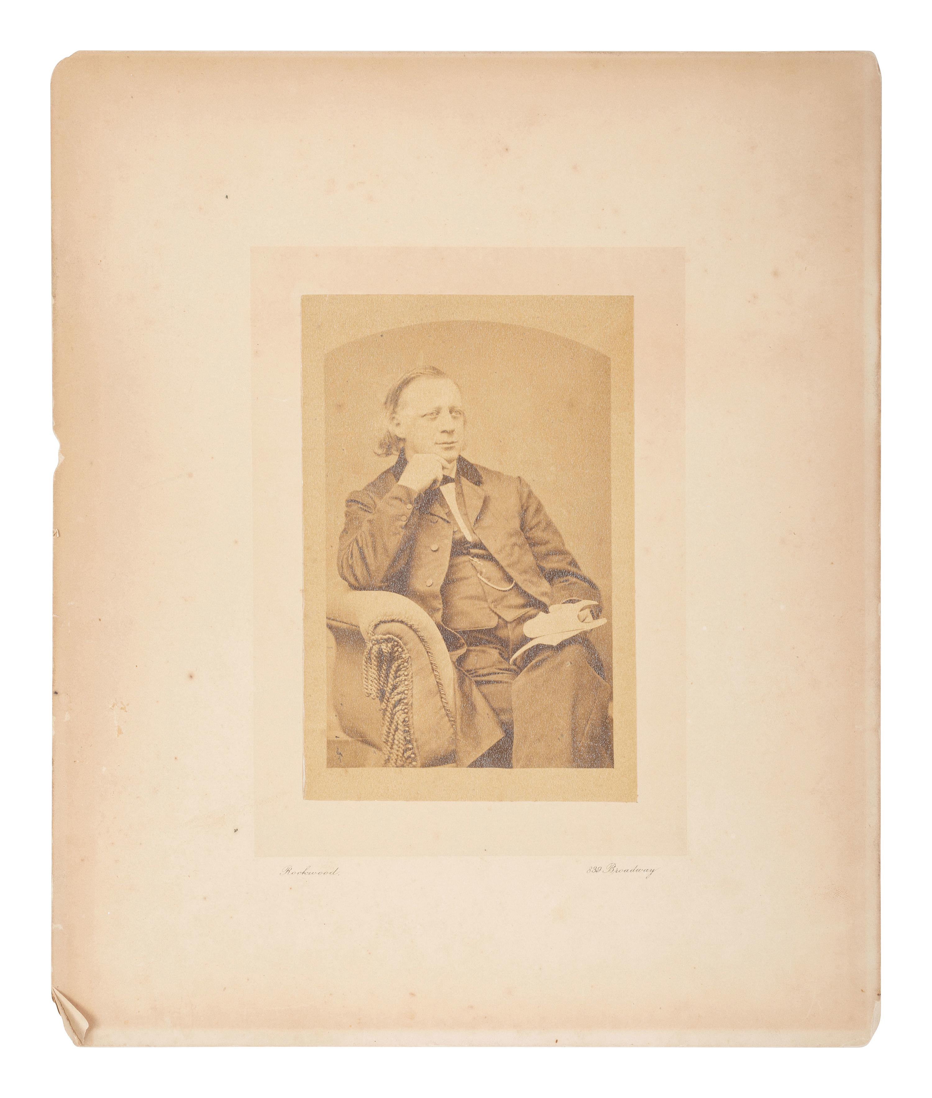 [EARLY PHOTOGRAPHY]. 20+ photographs of 19th century politicians, abolitionists, & authors.