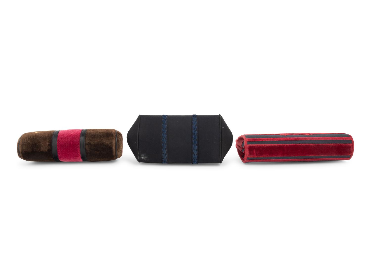 Three Roberta di Camerino Velvet Hand Bags, 1970s