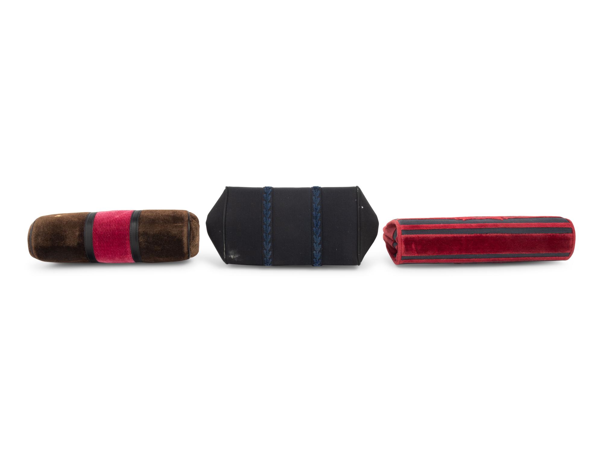 Three Roberta di Camerino Velvet Hand Bags, 1970s