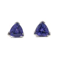 COLLECTION OF WHITE GOLD AND TANZANITE JEWELRY