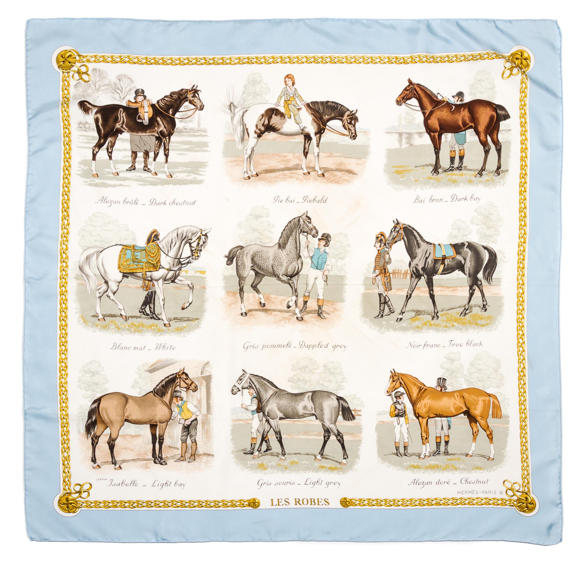 An Hermes 90cm Silk Scarf, 36"x36".