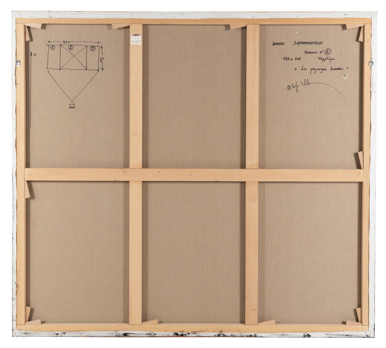 Les Paysages-Humains (Triptych), 2002
