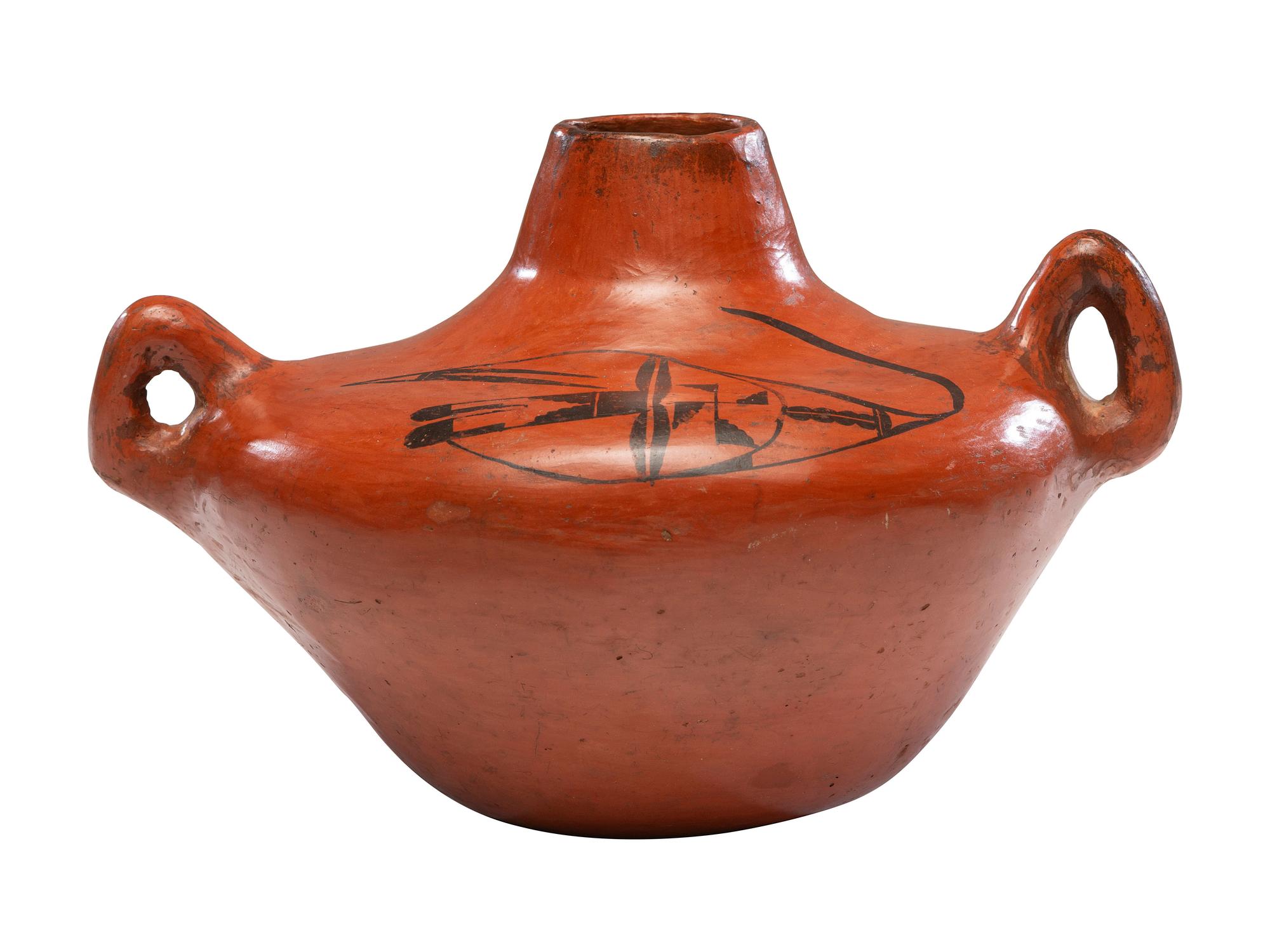 Redware Pottery Canteen