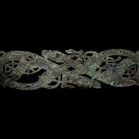 A Viking Bronze Band Fitting