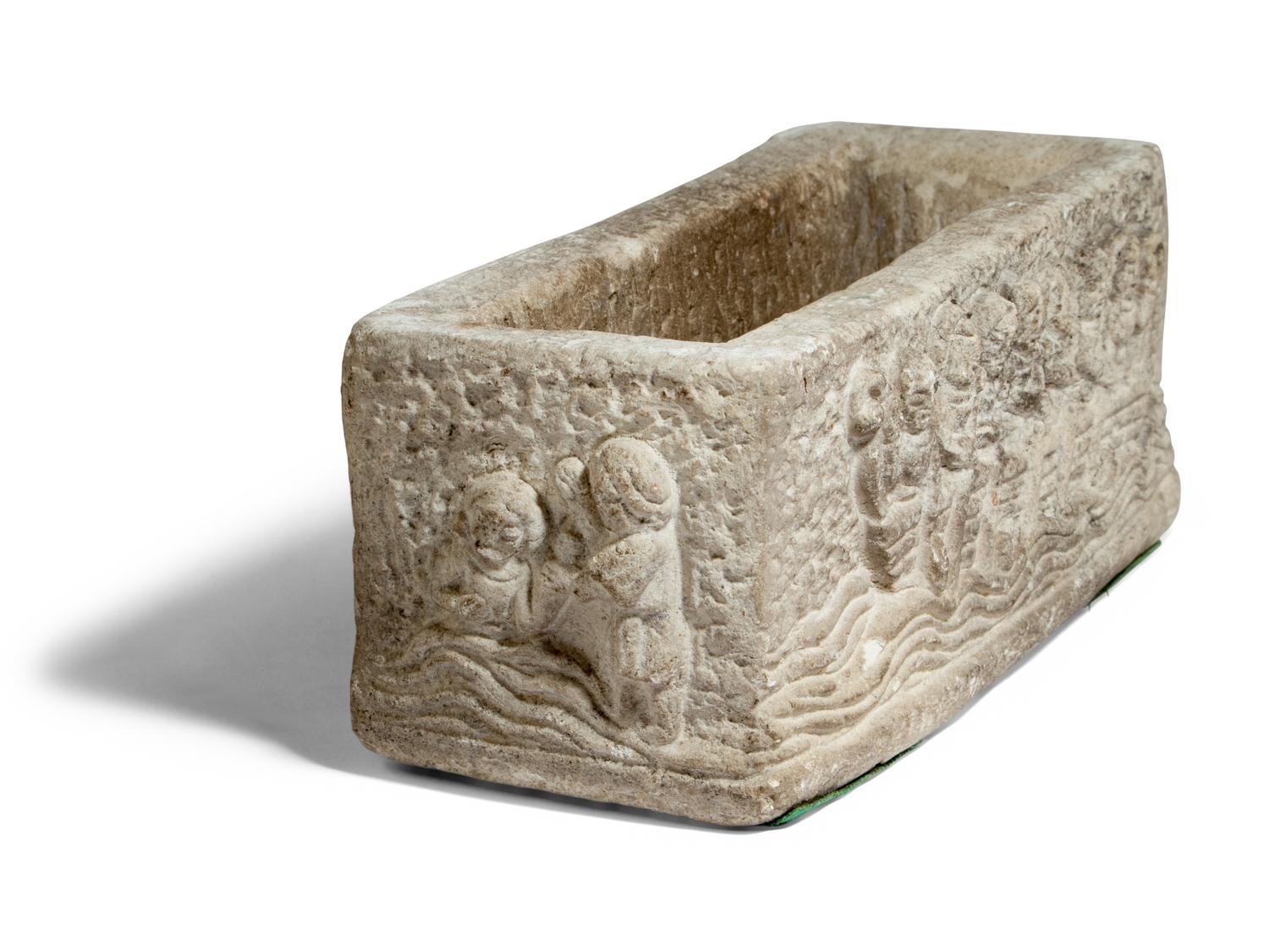 A Byzantine Stone Altar or Reliquary