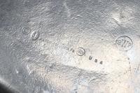 A Group of Twelve Pewter Scalloped Plates